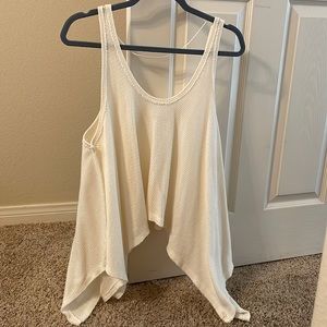 Free People Flowly White Tank Top